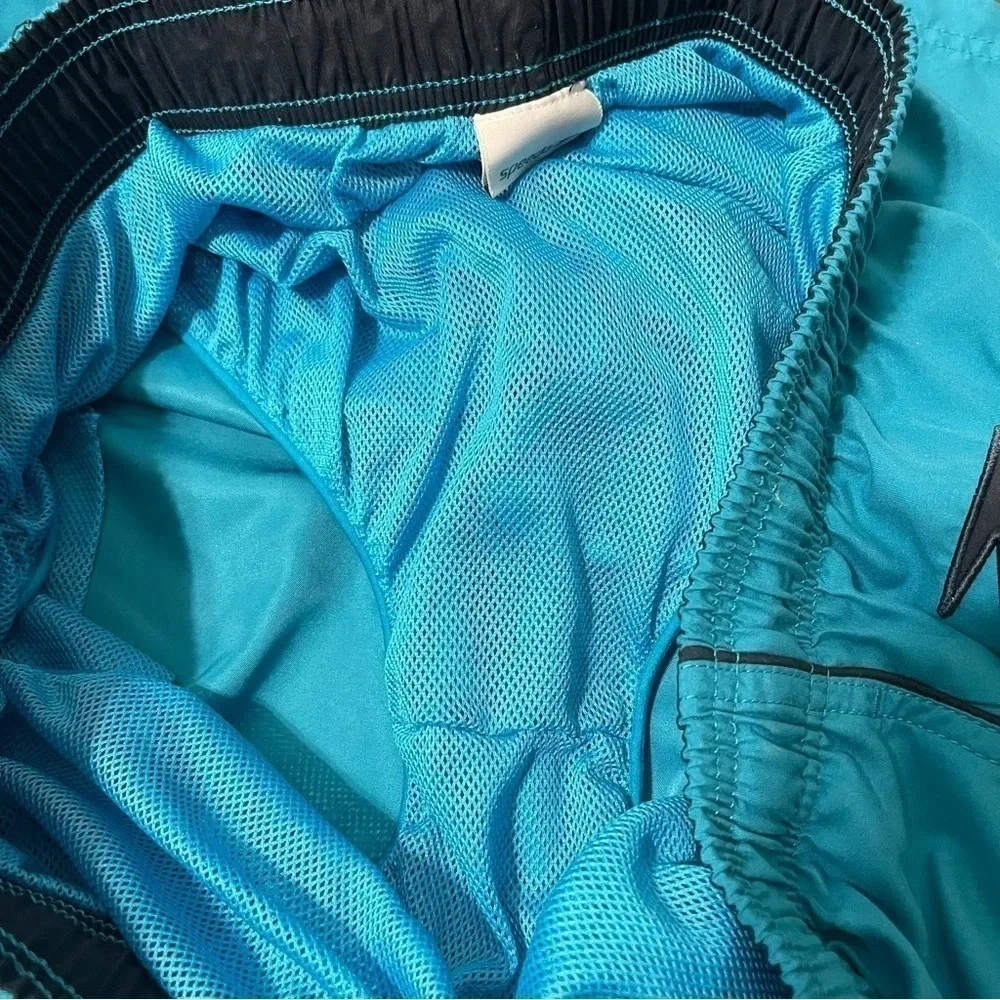 Speedo Men’s Knee Length Swimming Trunks Light Blue XXL Marina Volley
